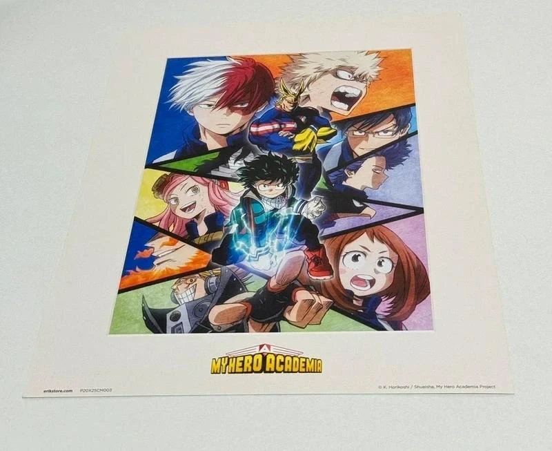 Lámina Póster Pancarta B #MyHeroAcademia #HeroAcademia #Manga #Anime #Otaku